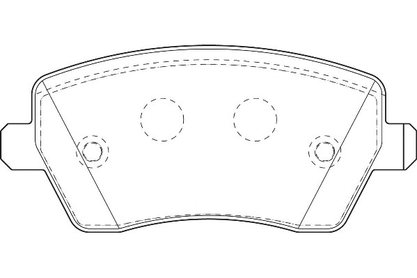 Bremsbelagsatz, Scheibenbremse Omnicraft 2134842