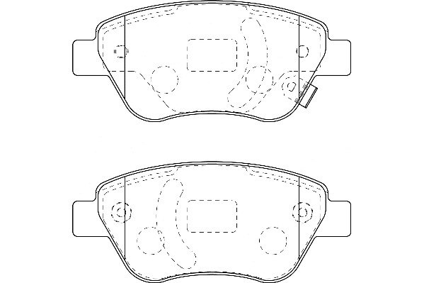 Bremsbelagsatz, Scheibenbremse Omnicraft 2134846