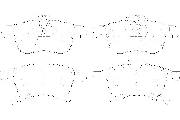 Bremsbelagsatz, Scheibenbremse Omnicraft 2134850