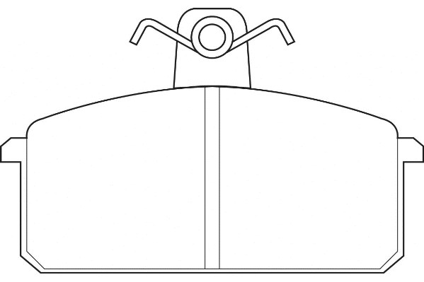Bremsbelagsatz, Scheibenbremse Omnicraft 2134854
