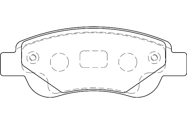Bremsbelagsatz, Scheibenbremse Omnicraft 2134856
