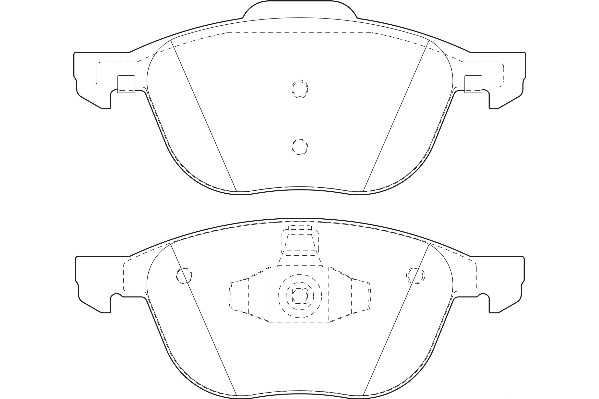 Bremsbelagsatz, Scheibenbremse Omnicraft 2134858