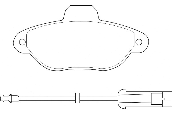 Bremsbelagsatz, Scheibenbremse Omnicraft 2134860