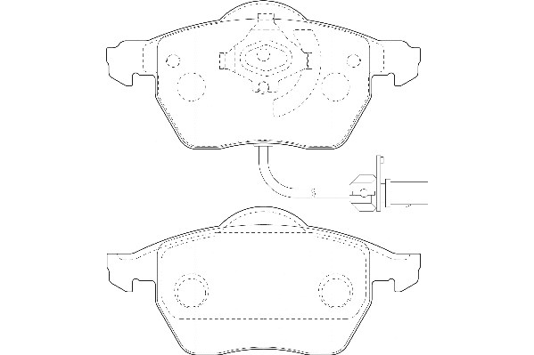 Bremsbelagsatz, Scheibenbremse Omnicraft 2134862