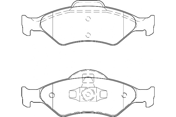 Bremsbelagsatz, Scheibenbremse Omnicraft 2134864