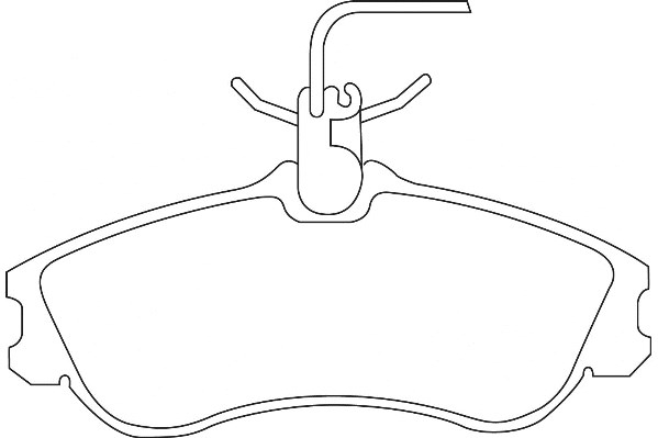 Bremsbelagsatz, Scheibenbremse Omnicraft 2134868