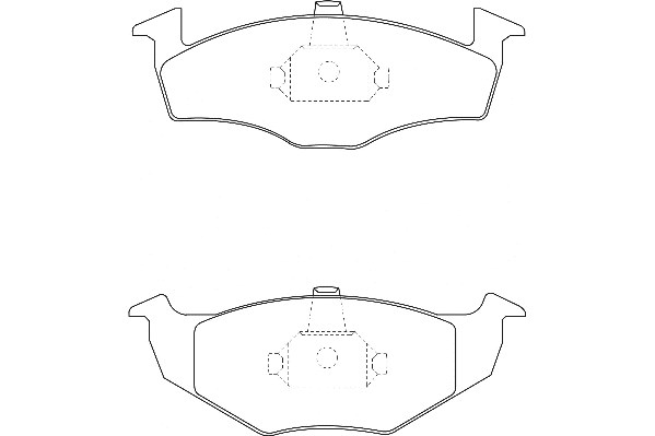 Bremsbelagsatz, Scheibenbremse Omnicraft 2134872