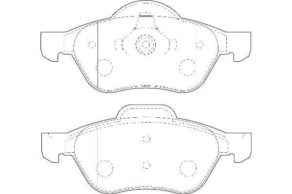 Bremsbelagsatz, Scheibenbremse Omnicraft 2134874