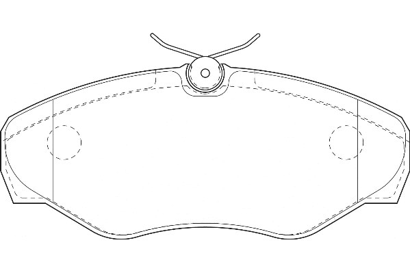 Bremsbelagsatz, Scheibenbremse Omnicraft 2134876