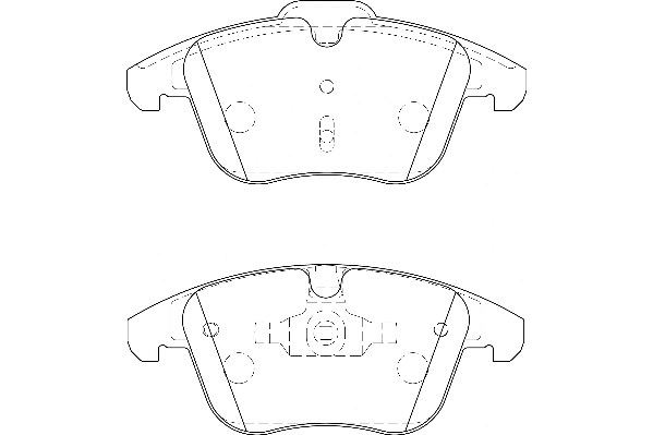 Bremsbelagsatz, Scheibenbremse Omnicraft 2134880