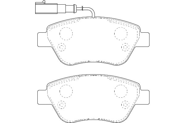Bremsbelagsatz, Scheibenbremse Omnicraft 2134886