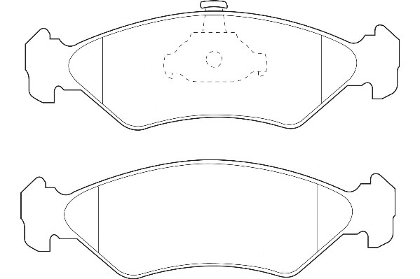 Bremsbelagsatz, Scheibenbremse Omnicraft 2134892