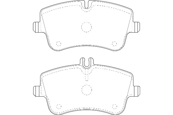 Bremsbelagsatz, Scheibenbremse Omnicraft 2134896