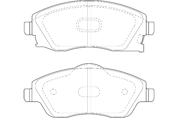 Bremsbelagsatz, Scheibenbremse Omnicraft 2134898
