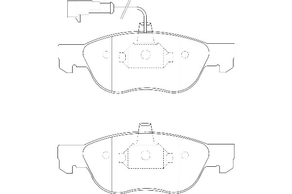 Bremsbelagsatz, Scheibenbremse Omnicraft 2134902