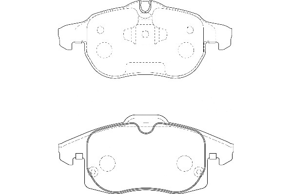 Bremsbelagsatz, Scheibenbremse Omnicraft 2134910