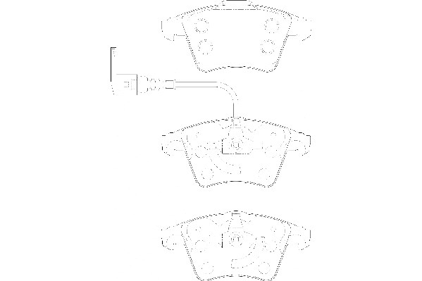 Bremsbelagsatz, Scheibenbremse Omnicraft 2134916