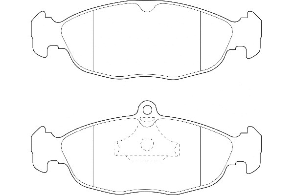Bremsbelagsatz, Scheibenbremse Omnicraft 2134920