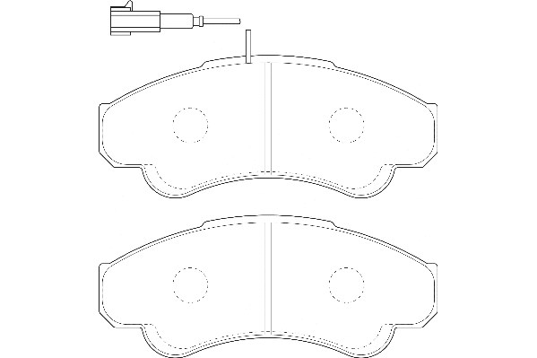 Bremsbelagsatz, Scheibenbremse Omnicraft 2134930