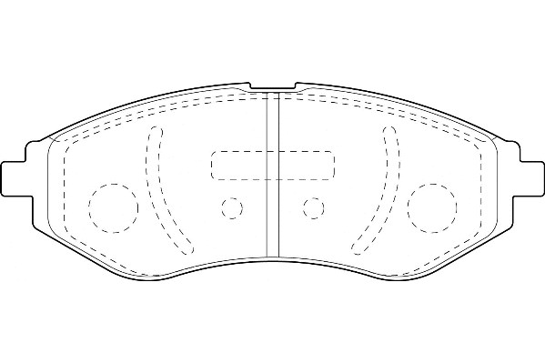 Bremsbelagsatz, Scheibenbremse Omnicraft 2134934