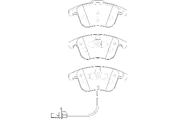 Bremsbelagsatz, Scheibenbremse Omnicraft 2134936