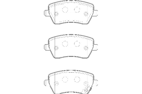 Bremsbelagsatz, Scheibenbremse Omnicraft 2134940