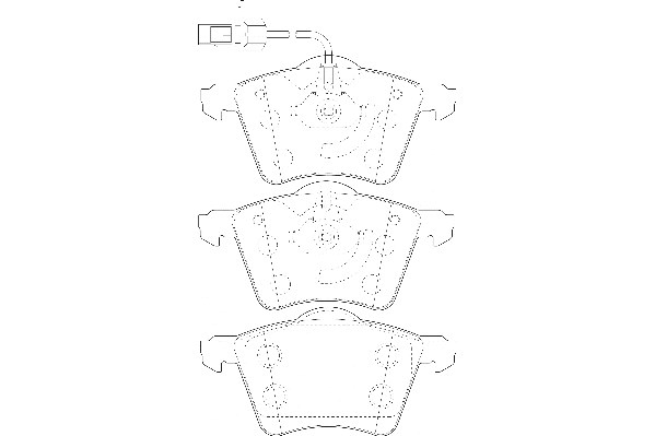 Bremsbelagsatz, Scheibenbremse Omnicraft 2134954