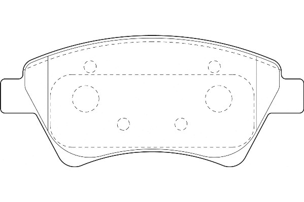 Bremsbelagsatz, Scheibenbremse Omnicraft 2134956