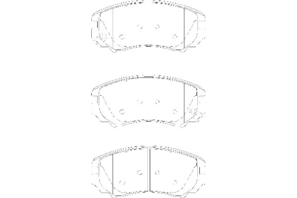 Bremsbelagsatz, Scheibenbremse Omnicraft 2134962