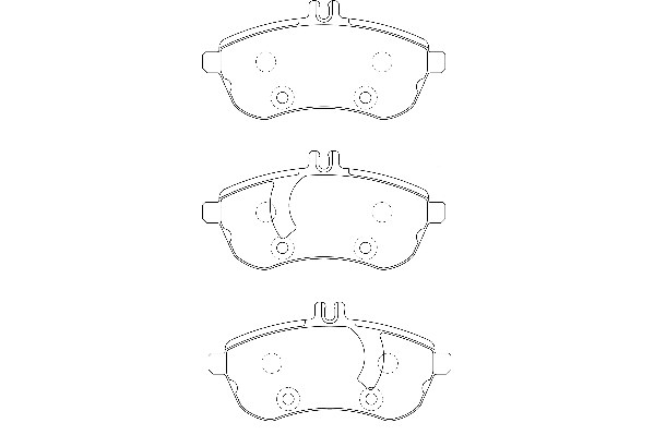 Bremsbelagsatz, Scheibenbremse Omnicraft 2134964