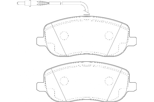 Bremsbelagsatz, Scheibenbremse Omnicraft 2134966