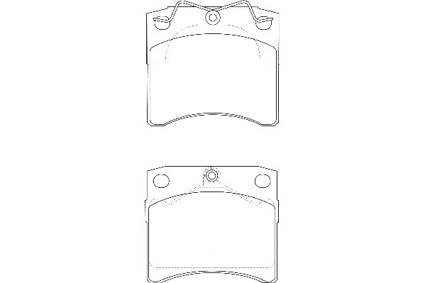 Bremsbelagsatz, Scheibenbremse Omnicraft 2134968