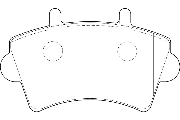 Bremsbelagsatz, Scheibenbremse Omnicraft 2134974