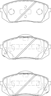 Bremsbelagsatz, Scheibenbremse Omnicraft 2134976