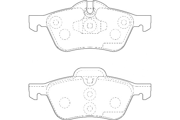 Bremsbelagsatz, Scheibenbremse Omnicraft 2134988