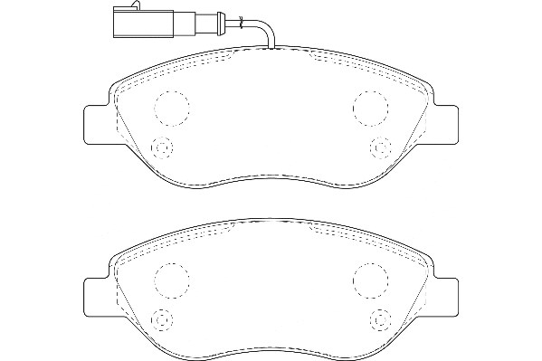Bremsbelagsatz, Scheibenbremse Omnicraft 2134990
