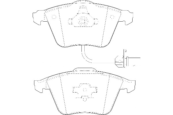 Bremsbelagsatz, Scheibenbremse Omnicraft 2134992