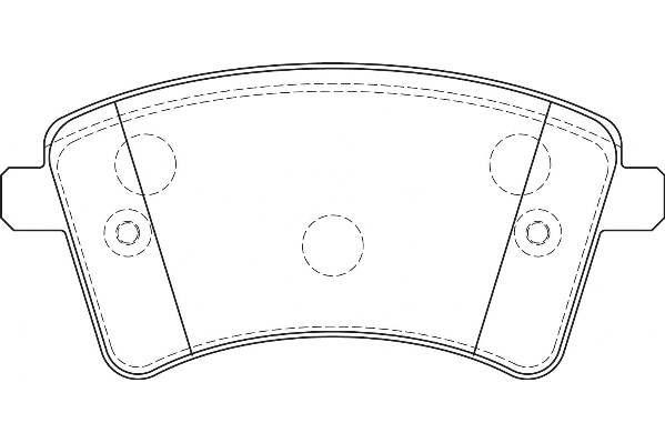 Bremsbelagsatz, Scheibenbremse Omnicraft 2134996