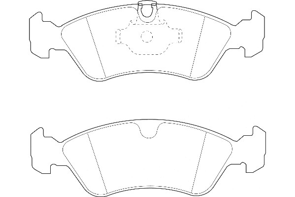 Bremsbelagsatz, Scheibenbremse Omnicraft 2134998