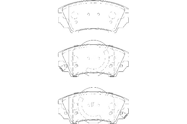 Bremsbelagsatz, Scheibenbremse Omnicraft 2135010