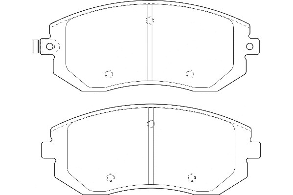 Bremsbelagsatz, Scheibenbremse Omnicraft 2135016