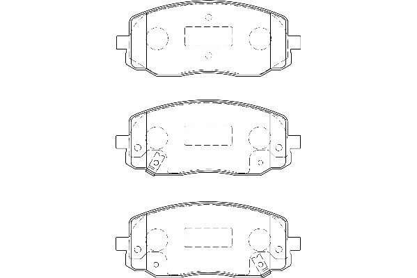 Bremsbelagsatz, Scheibenbremse Omnicraft 2135018