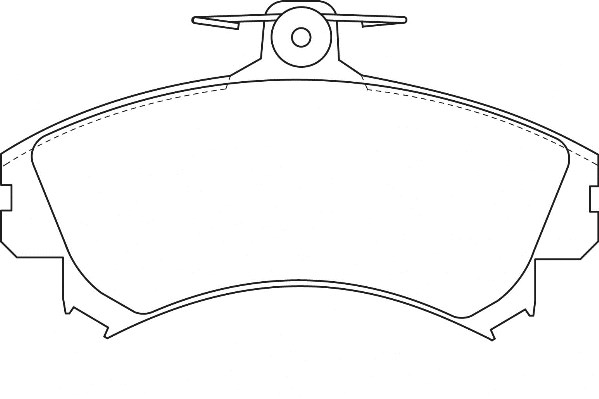 Bremsbelagsatz, Scheibenbremse Omnicraft 2135031