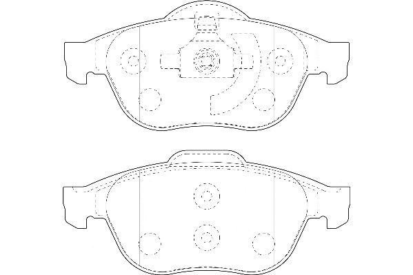 Bremsbelagsatz, Scheibenbremse Omnicraft 2135126