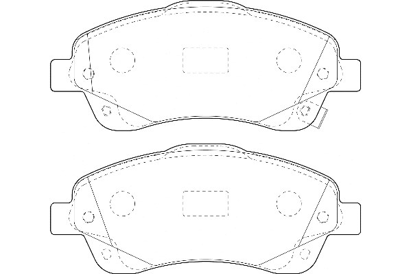 Bremsbelagsatz, Scheibenbremse Omnicraft 2135130
