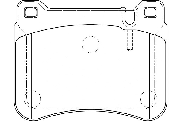 Bremsbelagsatz, Scheibenbremse Omnicraft 2135134