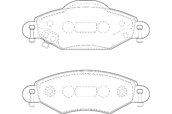 Bremsbelagsatz, Scheibenbremse Omnicraft 2135136