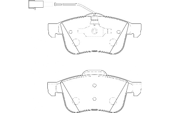 Bremsbelagsatz, Scheibenbremse Omnicraft 2135140