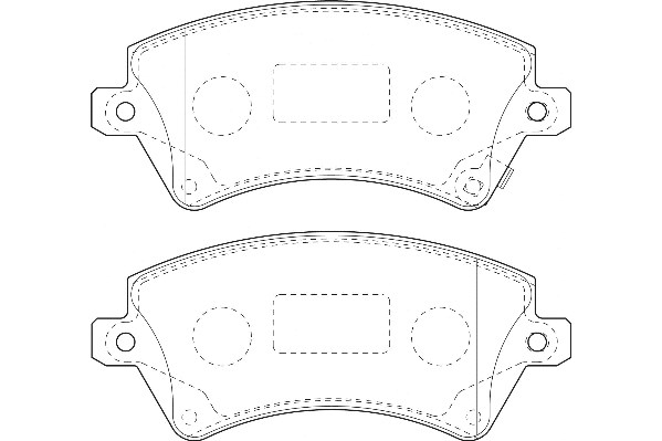 Bremsbelagsatz, Scheibenbremse Omnicraft 2135146
