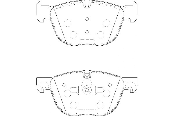Bremsbelagsatz, Scheibenbremse Omnicraft 2135150